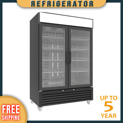 MMR-53 Door Merchandiser Refrigerator, 53"*32"*81", 1-Year labor & Parts 5-Year compressor