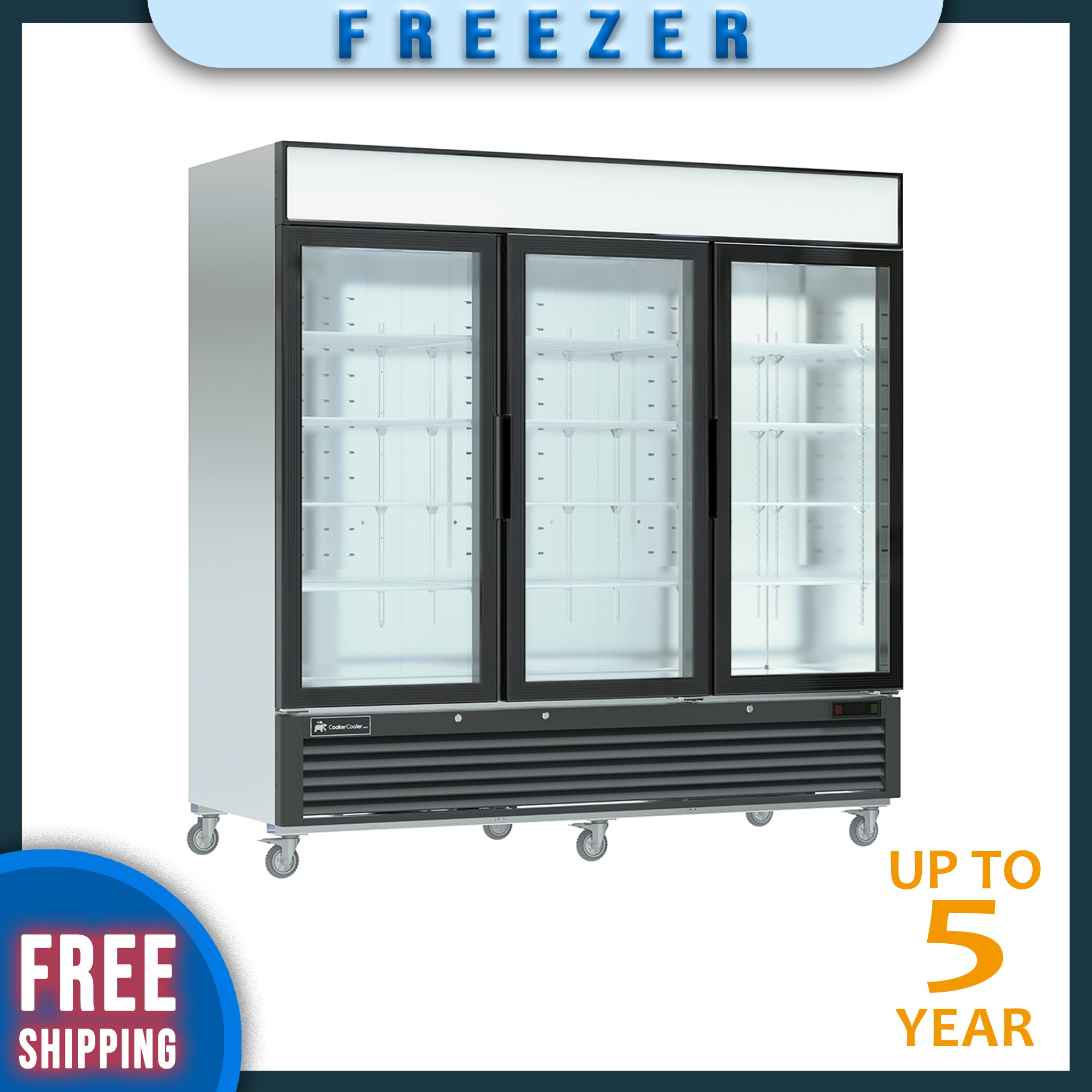 MPF-83G Reach-in Display Freezer - Image 1