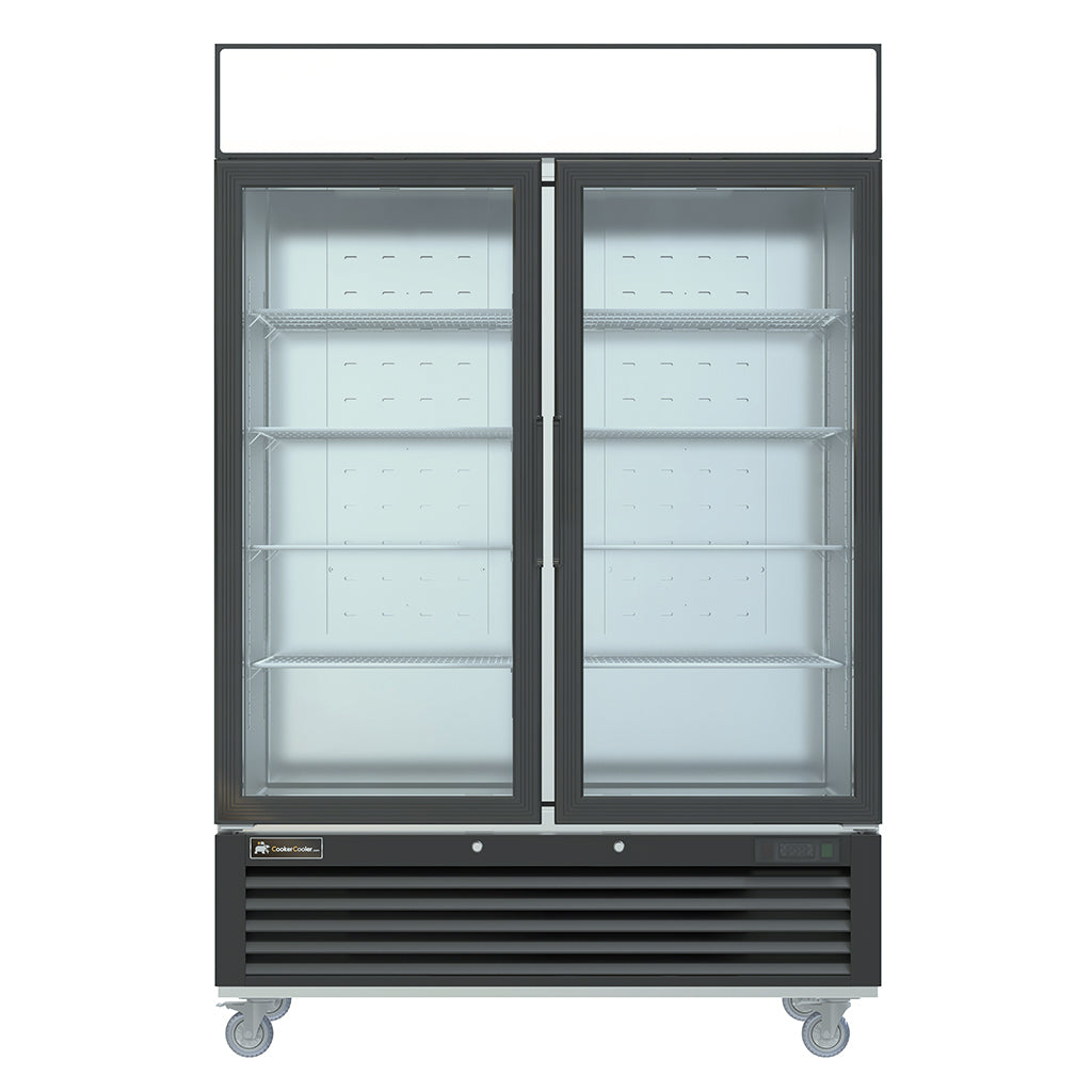 MPF-49G Glass Door Reach-In Freezer, 55"*32"*80", 2-Year labor & Parts 5-Year compressor