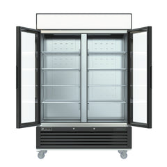 MPF-49G Glass Door Reach-In Freezer, 55"*32"*80", 2-Year labor & Parts 5-Year compressor