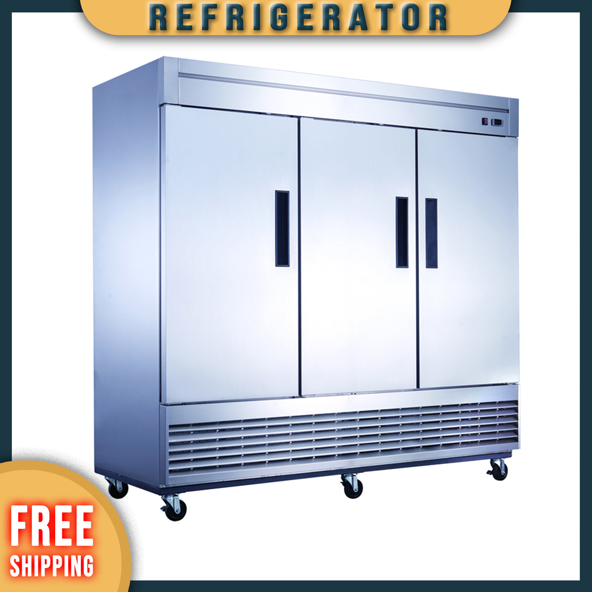 MR-83 Reach-In Refrigerator, 83"*33"*80", 3-Year labor 5-Year Parts 10-Year compressor