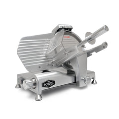 MS-10DS 320w Electric Meat Slicer 10″ Anodized Aluminum Alloy Base with Stainless Steel Blade + Blade Removal Tool