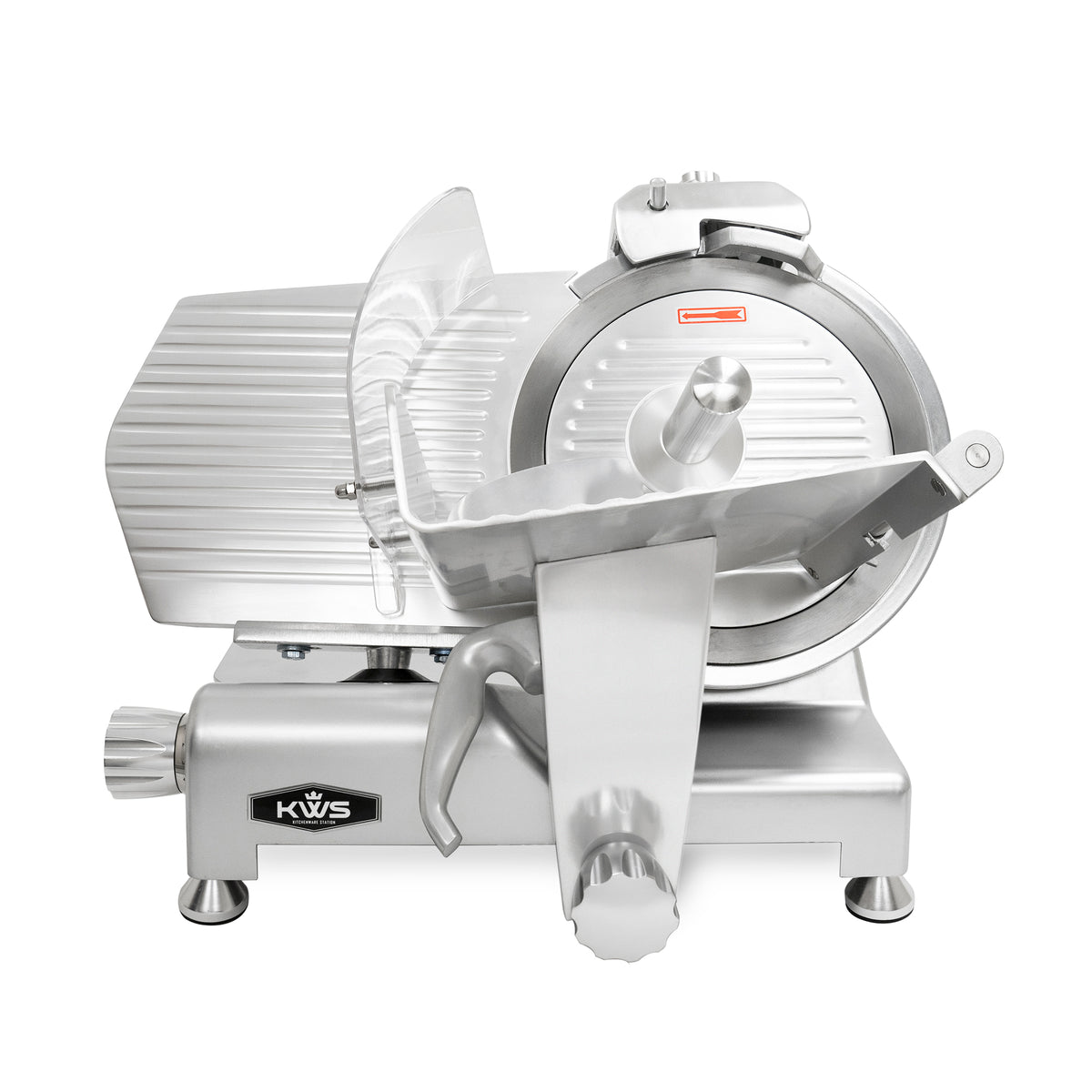 MS-12ES Metal Collection 420W Electric Meat Slicer 12-Inch with Stainless Steel Blade & Extended Back Space