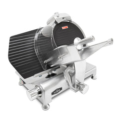 MS-12ET Metal Collection 420W Electric Meat Slicer 12-Inch with Non-sticky Teflon Blade & Extended Back Space