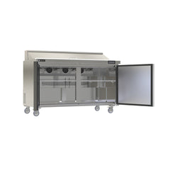 MSR-60 Refrigerated Sandwich Prep Table, 60"*32"*46", 3-Year labor 5-Year Parts 10-Year compressor