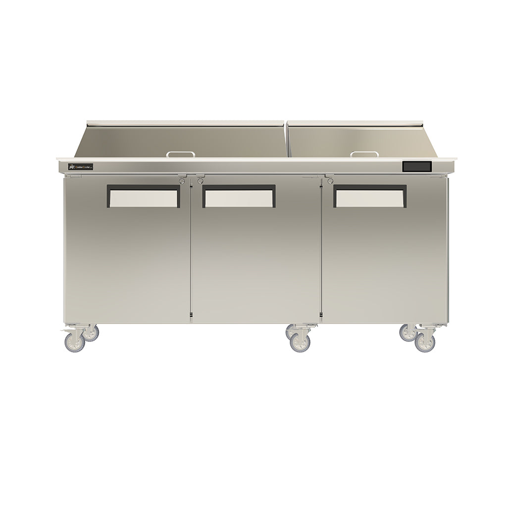 MSR-72 Refrigerated Sandwich Prep Table, 72"*30"*44", 3-Year labor 5-Year Parts 10-Year compressor