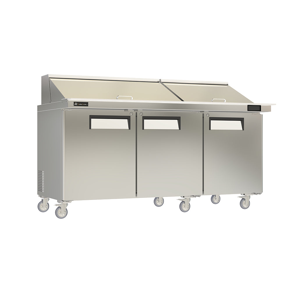 MSR-72 Refrigerated Sandwich Prep Table, 72"*32"*46", 3-Year labor 5-Year Parts 10-Year compressor