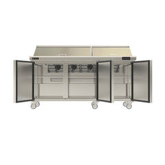 CLSR-72 Refrigerated Sandwich Prep Table, 72"*32"*46", 1-Year Parts &Labor, 5-Year compressor