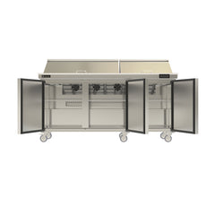 MSR-72 Refrigerated Sandwich Prep Table, 72"*30"*44", 3-Year labor 5-Year Parts 10-Year compressor