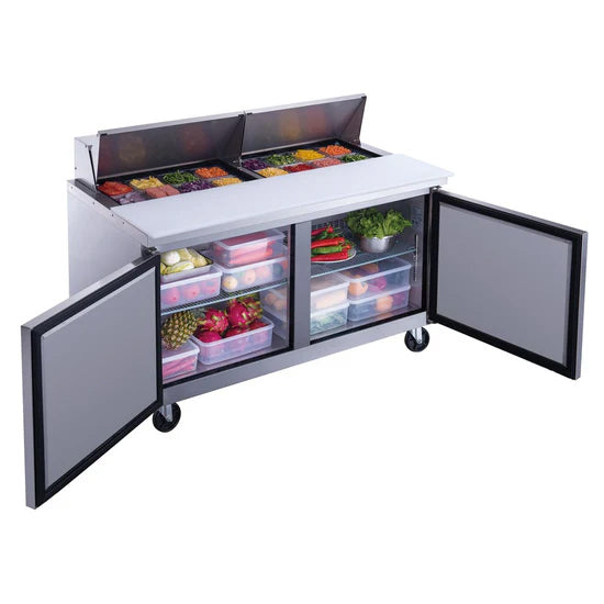 MSR-60 Refrigerated Sandwich Prep Table, 60"*32"*44", 3-Year labor 5-Year Parts 10-Year compressor