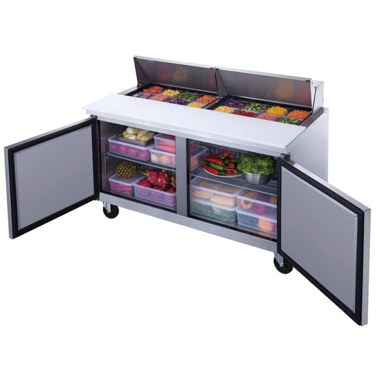 MSR-60 Refrigerated Sandwich Prep Table, 60"*32"*44", 3-Year labor 5-Year Parts 10-Year compressor