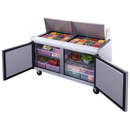 MSR-60M Mega Top Refrigerated Sandwich Prep Table, 60"*32*46", 3-Year labor 5-Year Parts 10-Year compressor