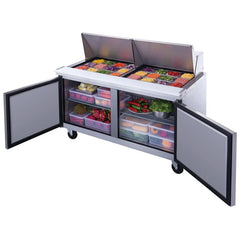 MSR-60M Mega Top Refrigerated Sandwich Prep Table, 60"*32*46", 3-Year labor 5-Year Parts 10-Year compressor