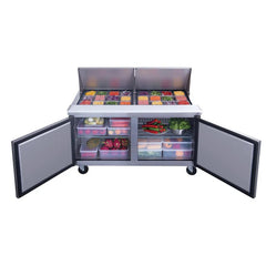 MSR-60M Mega Top Refrigerated Sandwich Prep Table, 60"*32*46", 3-Year labor 5-Year Parts 10-Year compressor