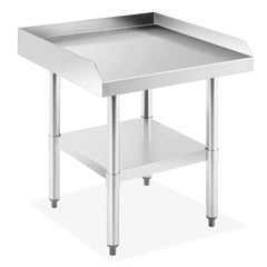 Omcan 30″ x 24″ Stainless Steel Equipment Stand with Galvanized Undershelf and Legs