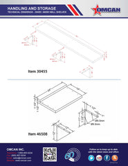 Omcan 14″ x 24″ Stainless Steel Wall Shelf