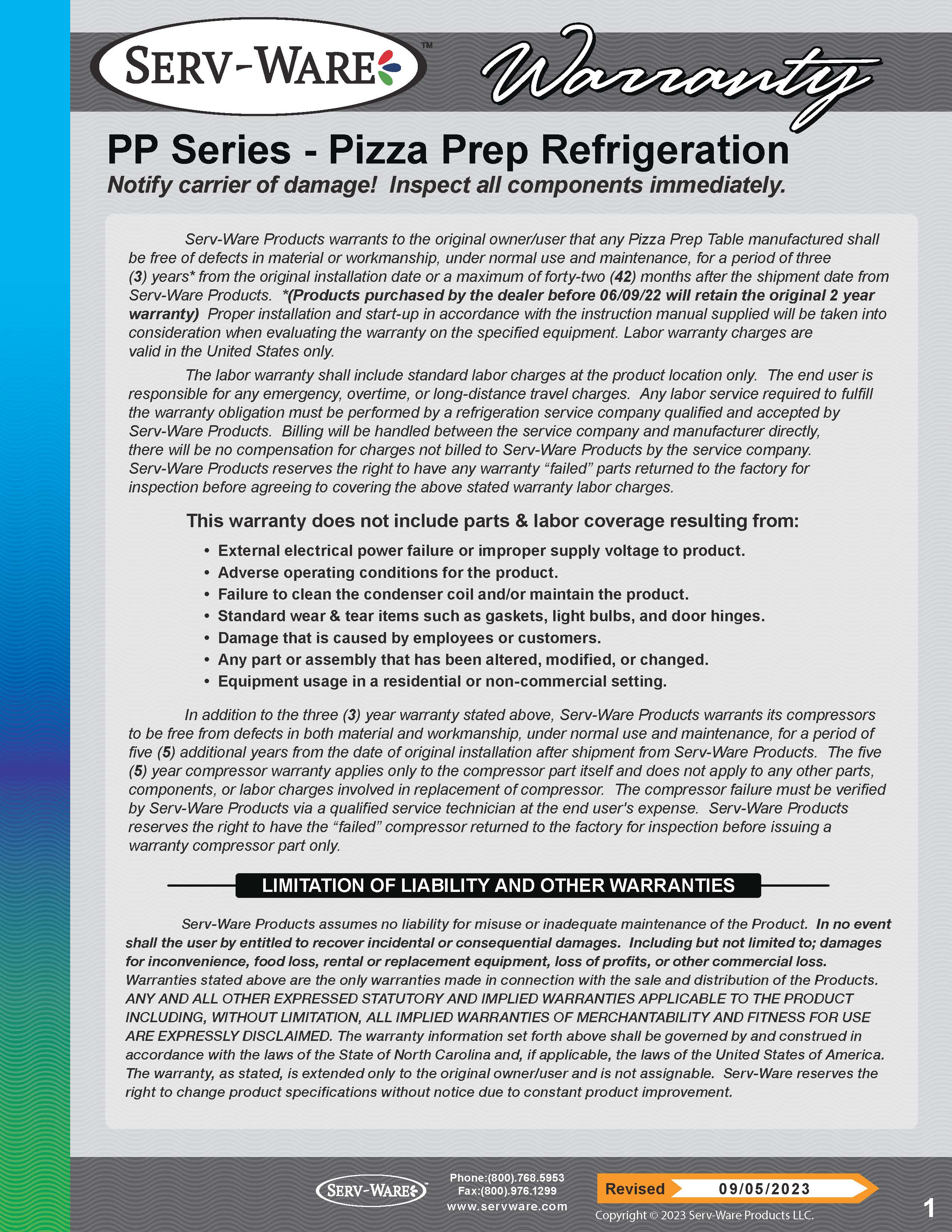 6 Pan Pizza Prep Table, PP44-6-HC