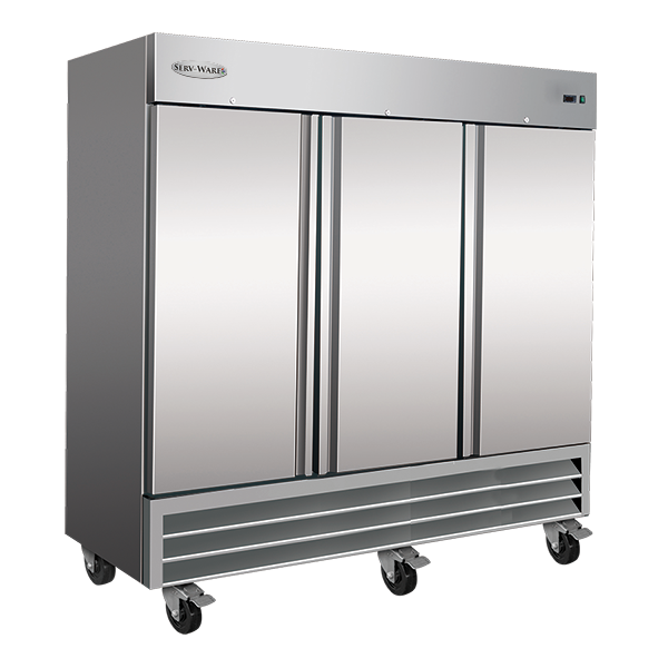 81" 3 Solid Door Reach-In Freezer, RF3-HC