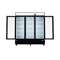 SC-1676FDX Merchandiser Refrigerator, 72"*28"*81",1-Year labor & Parts 5-Year compressor