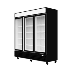 SC-1676FDX Merchandiser Refrigerator, 72"*28"*81",1-Year labor & Parts 5-Year compressor