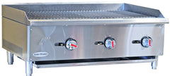 36" 3 Burner Radiant Charbroiler, SCBS-36