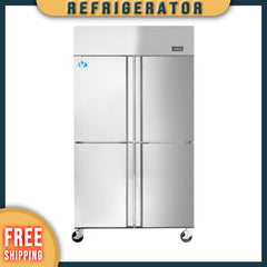 51", Commercial 4 Solid Door Reach-In Refrigerator, SCD-880R