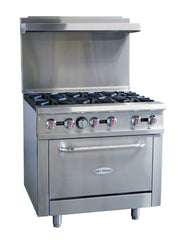 6 Burner 36" Range, SGR-6B