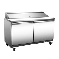 48" 2 Door Sandwich Prep Table, SP48-12-HC