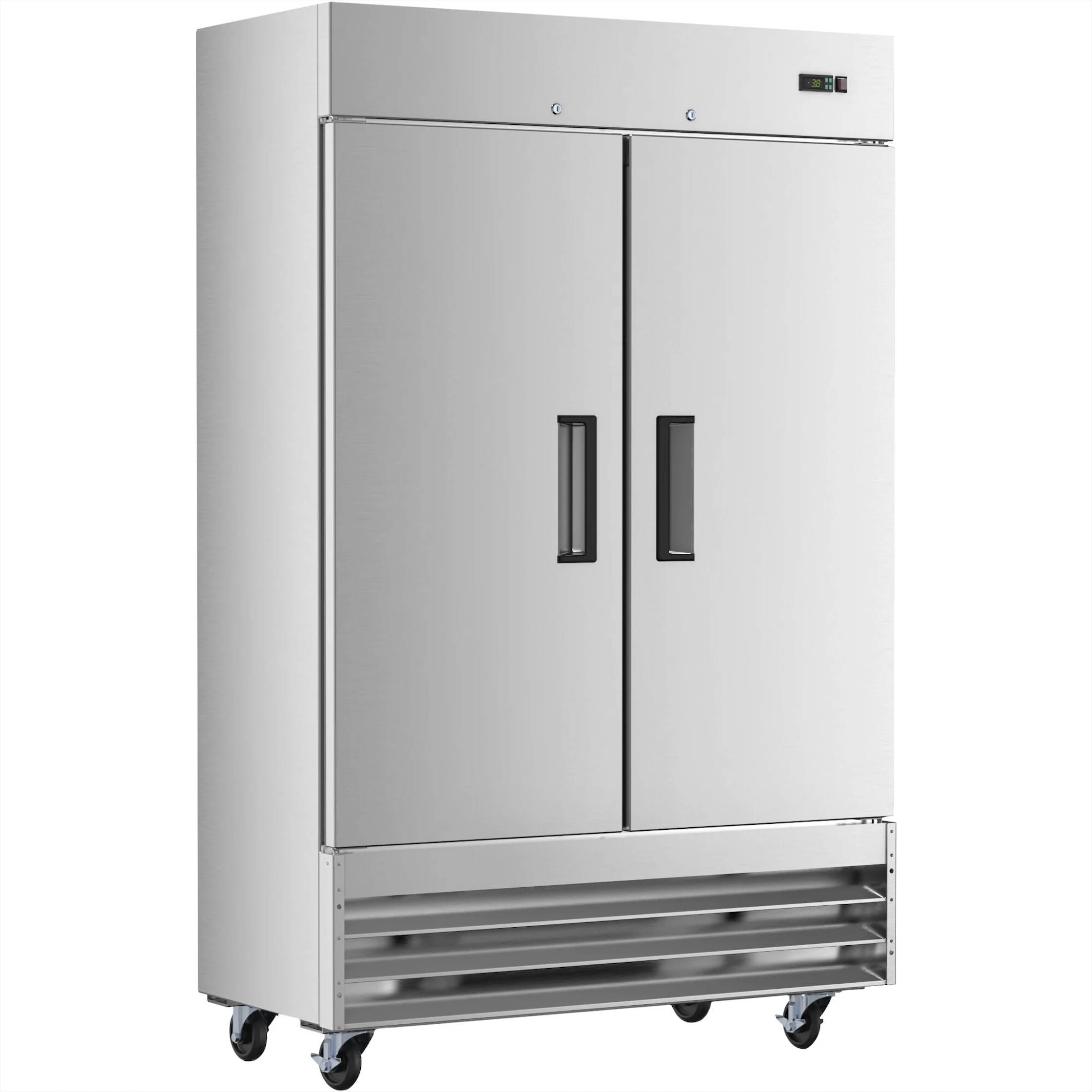 54" 2 Solid Door Reach-In Refrigerator, MR-49