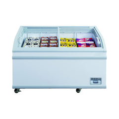 56" Glass Door Frozen Food or Ice Cream Chest Freezer Display, WD-500Y