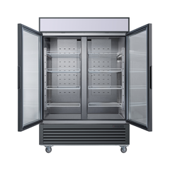 55" 2 Glass Door Reach-In Freezer, MF-49G