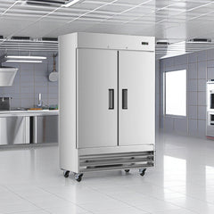 54" 2-Door Reach-in Commercial Freezer, MF-49