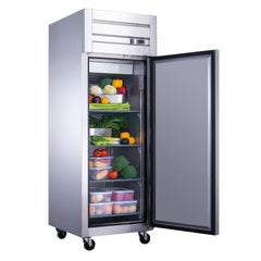 D28AR, Commercial 27" 1 Solid Door Reach-In Refrigerator Stainless Steel 18.31 cu.ft.