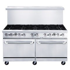 60" Oven Range Ten Open Burner Natural Gas, ACR60-10B