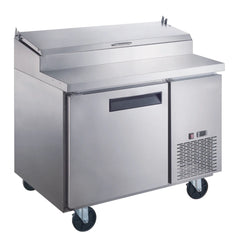 DPP44-6-S1, Commercial 44" 6 pan Pizza Prep Table Refrigerator