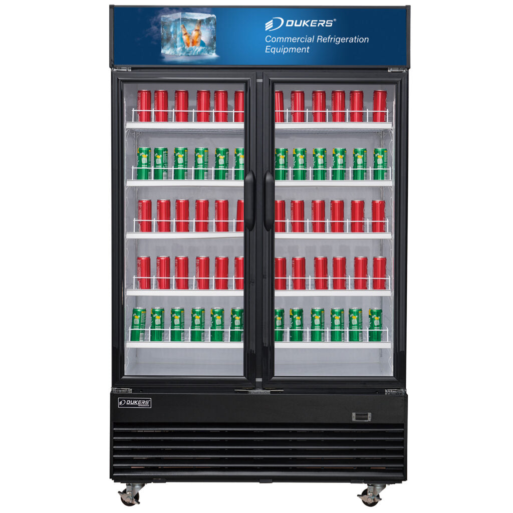 ASM-48R, Commercial 54" 2 Glass Door Merchandiser Refrigerator 48.73cu.ft. NSF