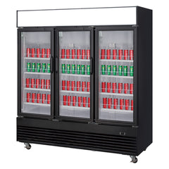 CG1.9L3-HC Glass Door Merchandiser Refrigerator, 78"*32"*81", 1-Year labor & Parts 5-Year compressor