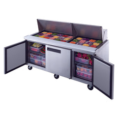 MSR-72M Mega Top Refrigerated Sandwich Prep Table, 70"*35"*46", 3-Year labor 5-Year Parts 10-Year compressor