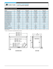 MSF-71AN Flat Top Display Freezer, 71"*27"*33", 1-Year labor & Parts 5-Year compressor