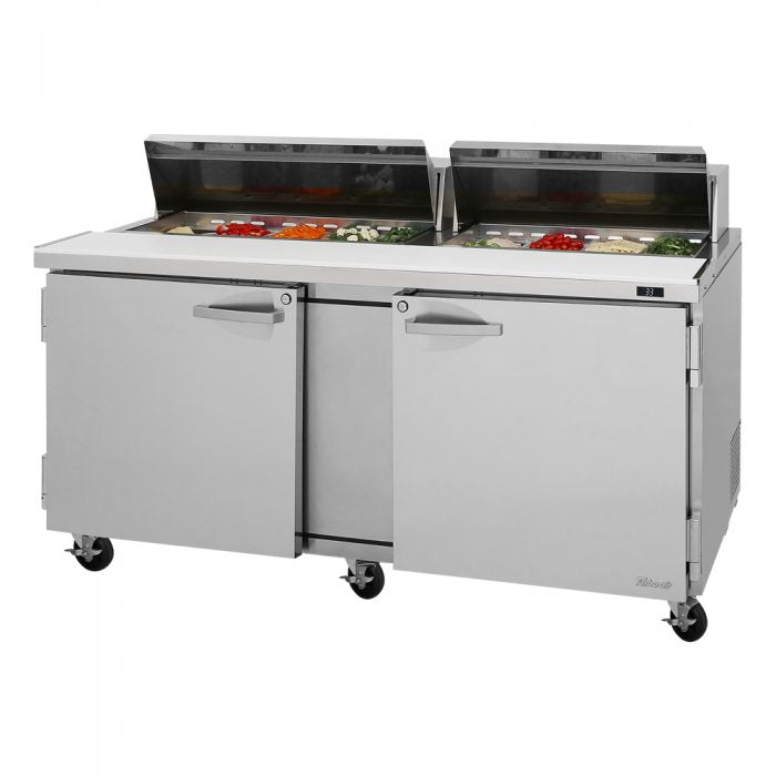 Turbo air PST-72-N(-AL)(-AR), 2 Solid Doors Sandwich/Salad Unit