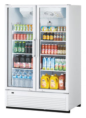 Turbo air TGM-47SDH*-N, 2 Doors Swing Glass Merchandiser/Full Height-Color option: (W), (B)