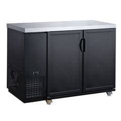 ABB60-M2, Commercial 2-Door Back Bar and Beverage Cooler (Solid Doors)