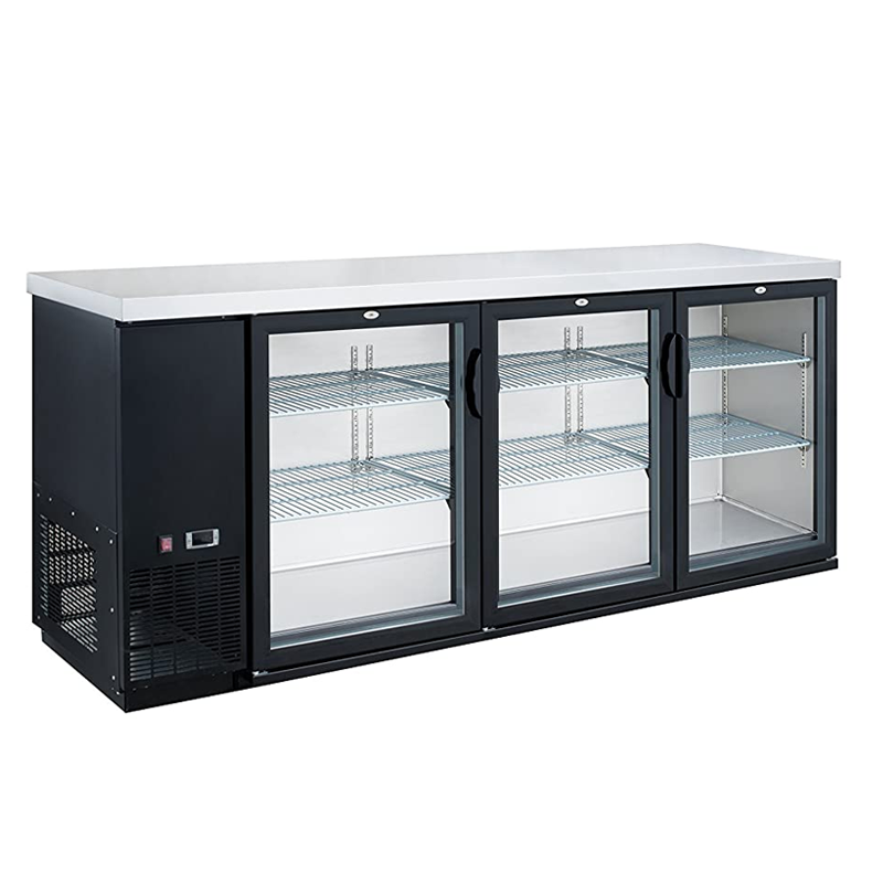 3 Hinged Glass Door Bar and Beverage Cooler ABB72-H3