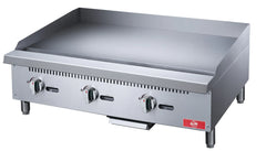 36" 3-Burner Commercial Griddle, ECGM36