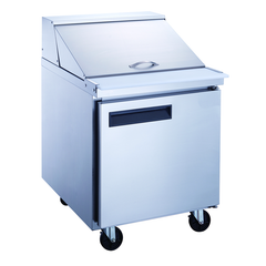 31" Salad, Sandwich Food 12 Pan Prep Table Refrigerator, ESP-31M, Mega Top 6.6 cu.ft.