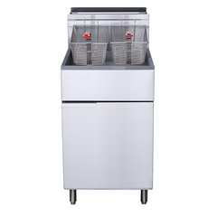 70Lbs Deep Fryer with 5 Tube Burners Natural Gas, ECF5-NG, BTU150000