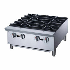 ACHPA24, Commercial 24" Hot Plate with 4 Burners