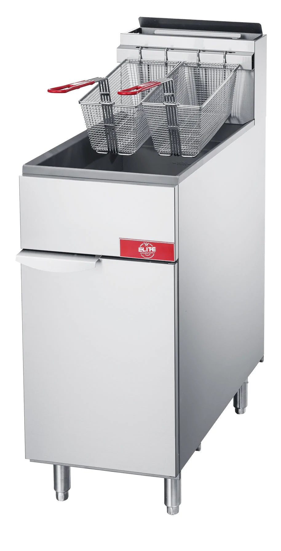 4 Tube Burner 50lbs Deep Fryer, ECF4-LPG