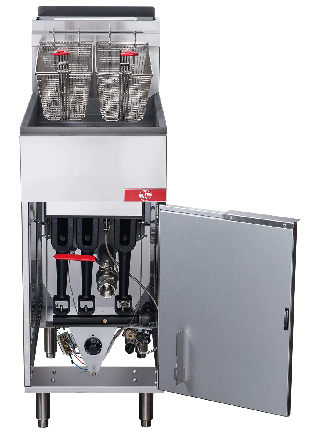 4 Tube Burner 50lbs Deep Fryer, ECF4-LPG