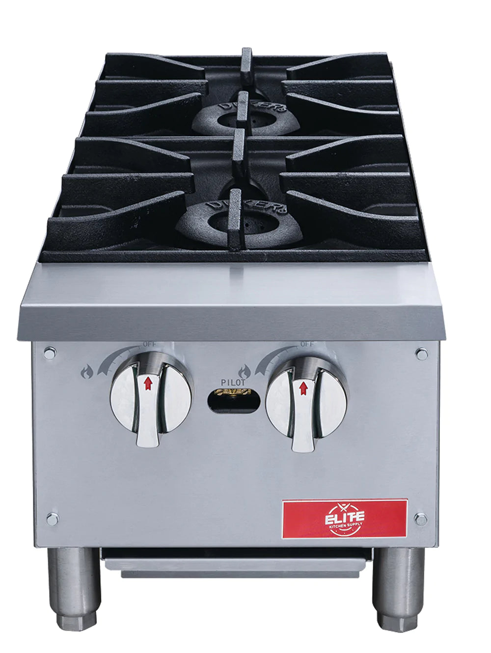 12" 2-Burner Hot Plate, ECHPA12